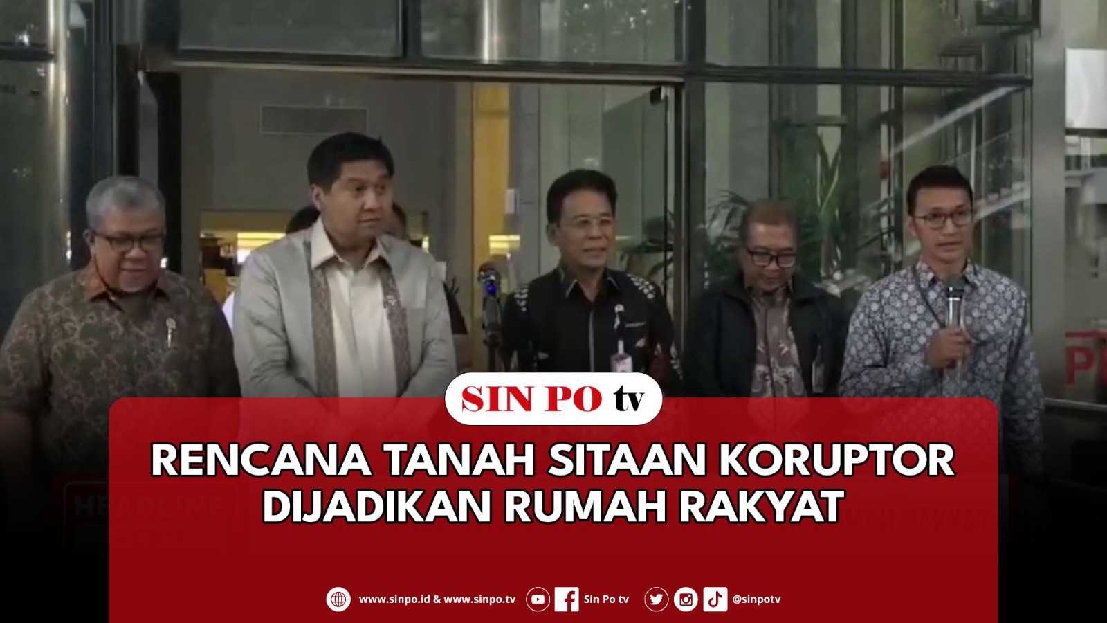 Rencana Tanah Sitaan Koruptor Dijadikan Rumah Rakyat