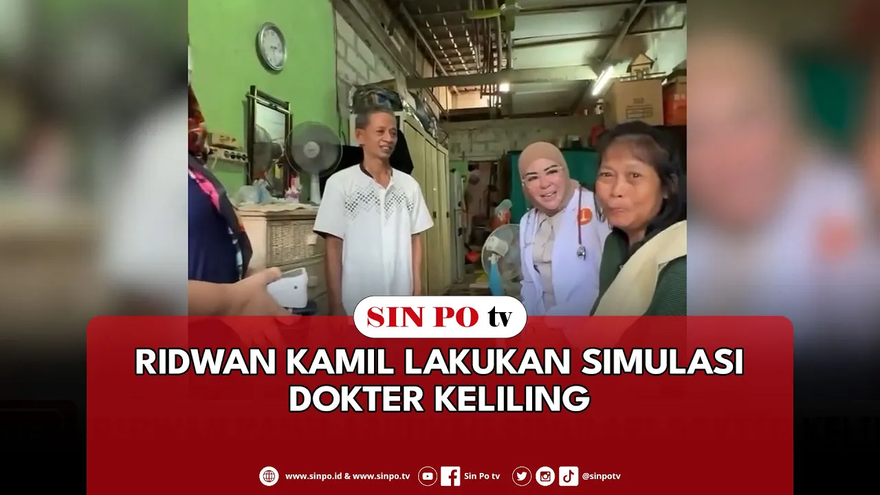 Ridwan Kamil Lakukan Simulasi Dokter Keliling