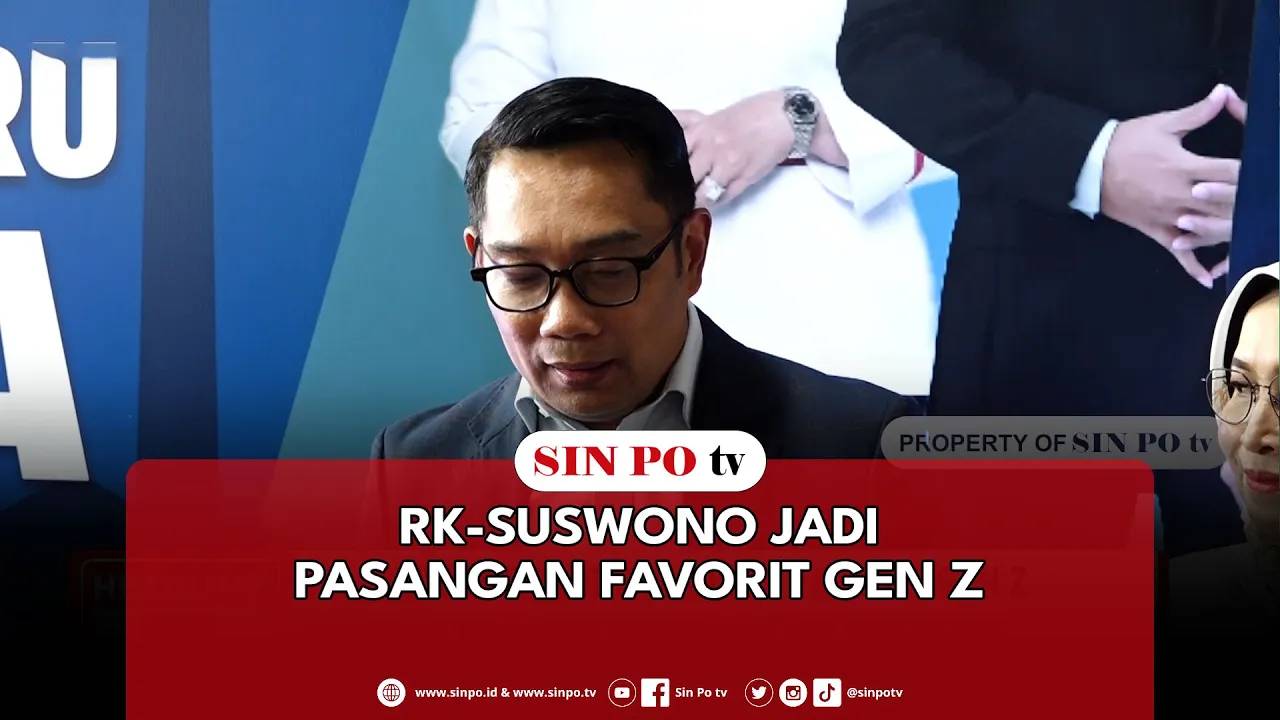 RK-Suswono Jadi Pasangan Favorit Gen Z