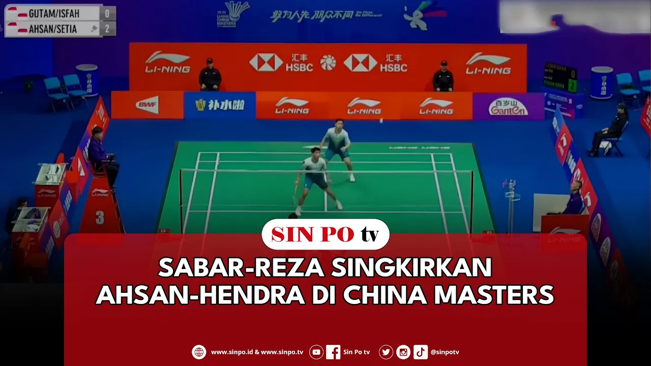 Sabar-Reza Singkirkan Ahsan-Hendra Di China Masters