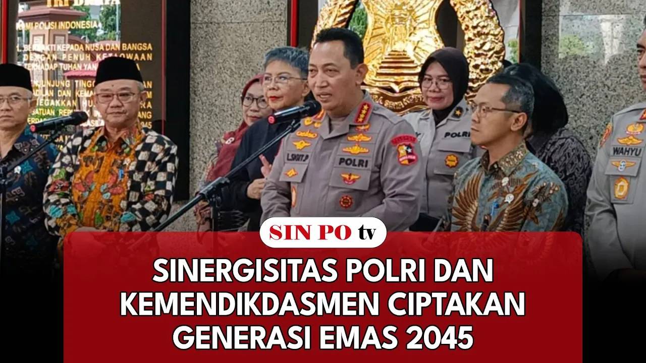 Sinergisitas Polri Dan Kemendikdasmen Ciptakan Generasi Emas 2045