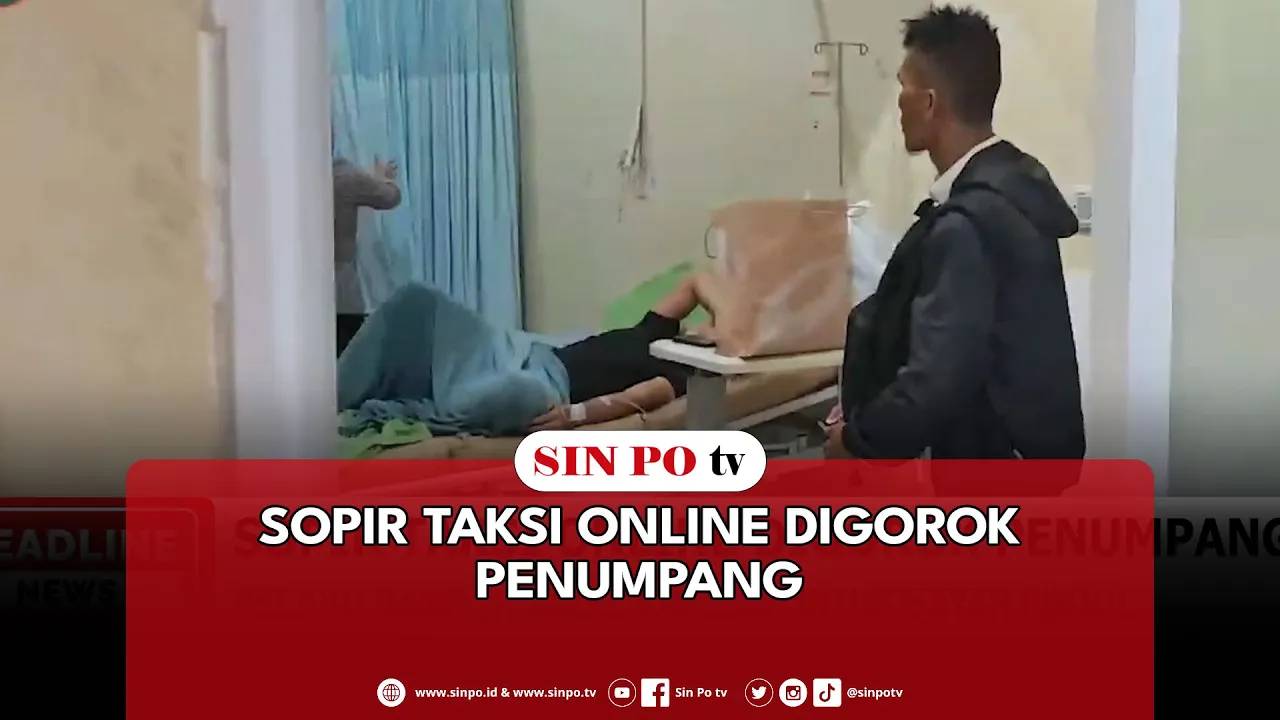 Sopir Taksi Online Digorok Penumpang