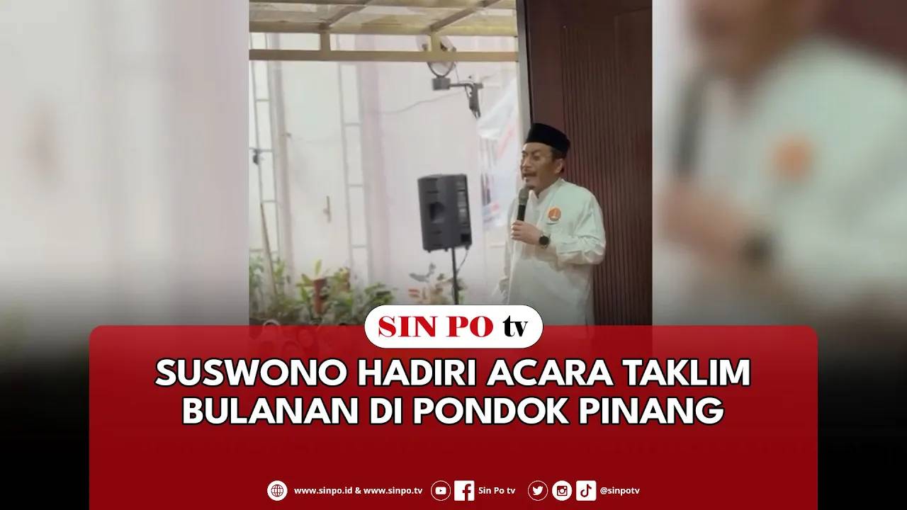 Suswono Hadiri Acara Taklim Bulanan Di Pondok Pinang