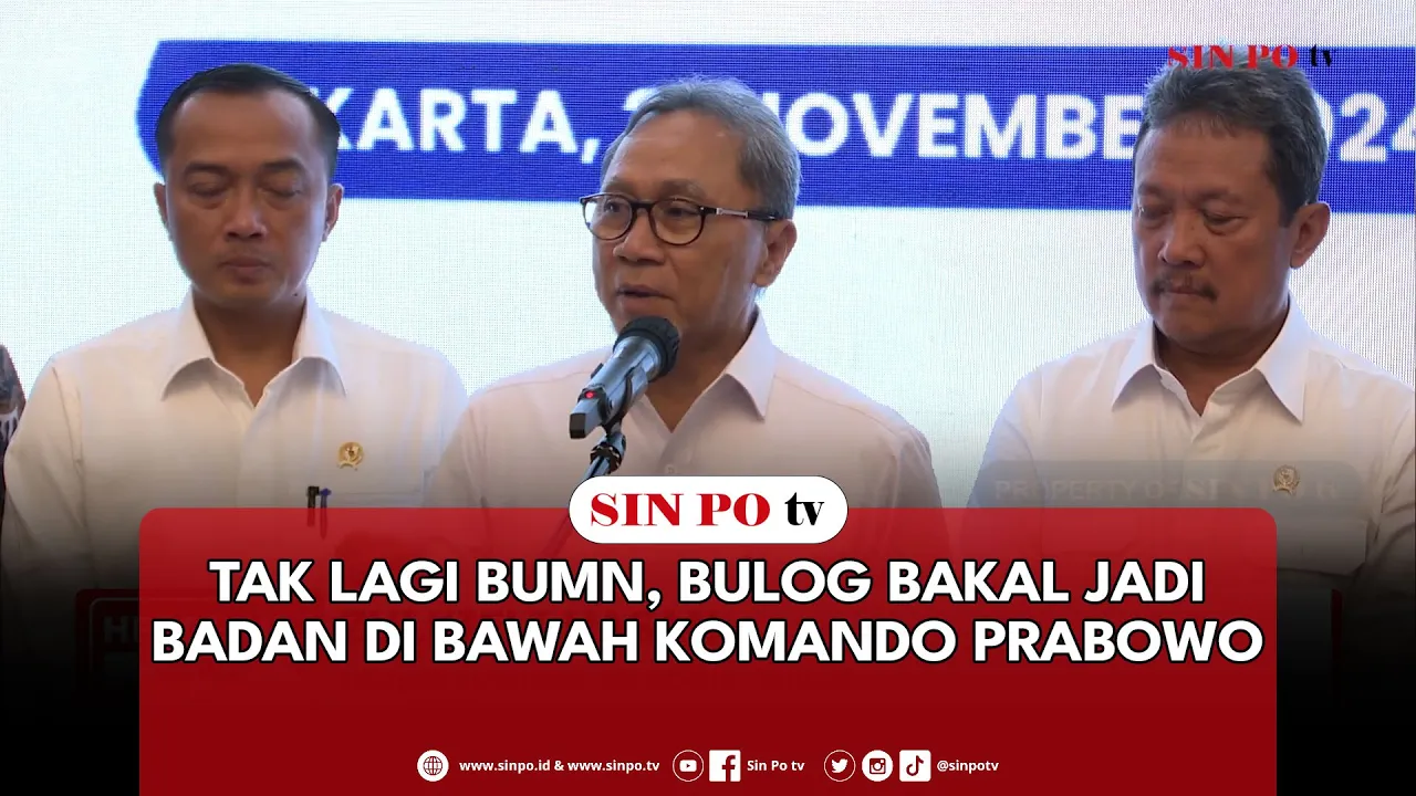 Tak Lagi BUMN, Bulog Bakal Jadi Badan Di Bawah Komando Prabowo