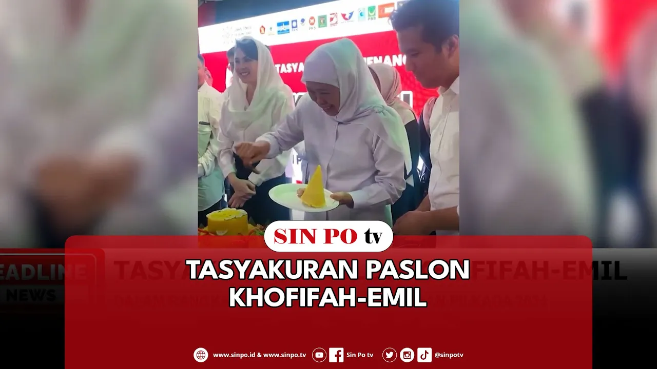 Tasyakuran Paslon Khofifah-Emil