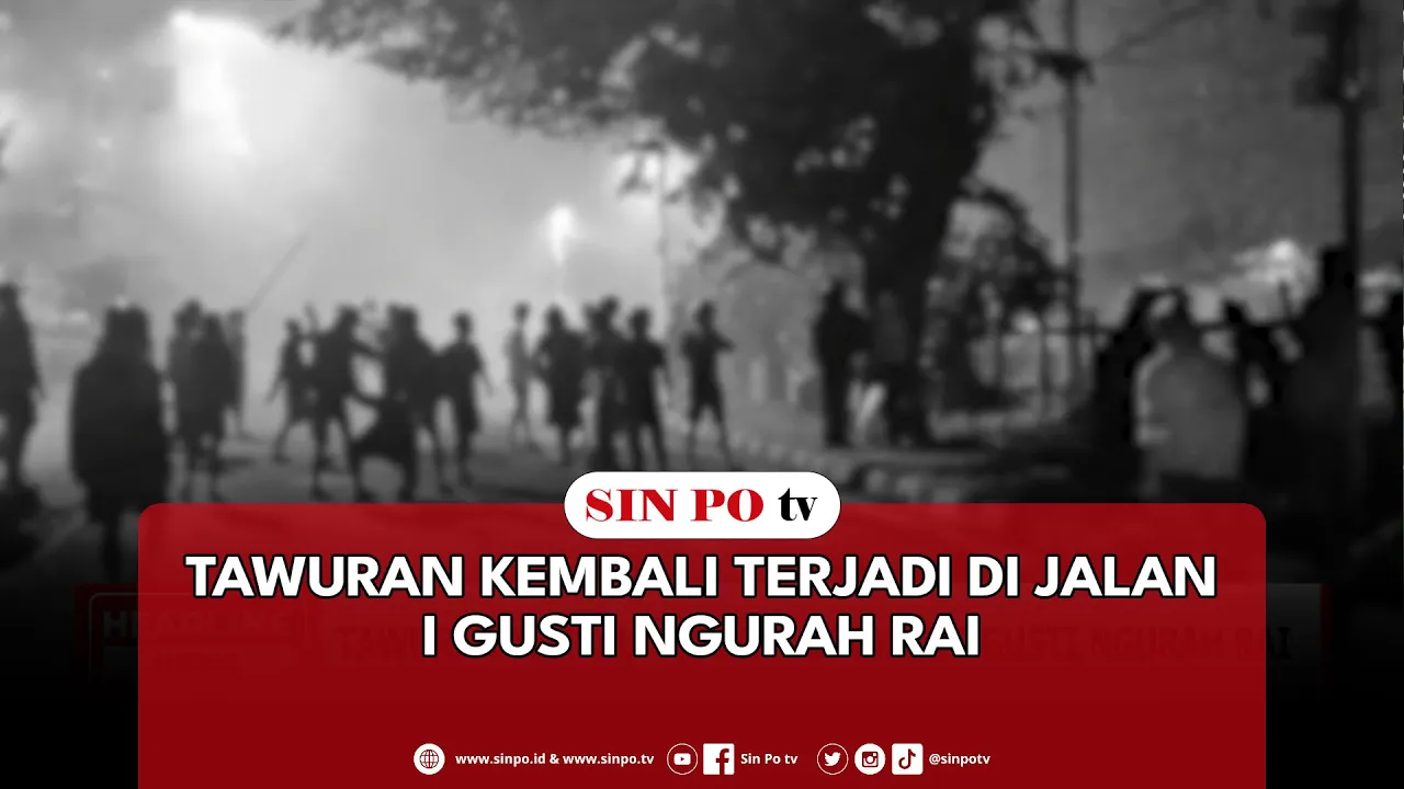 Tawuran Kembali Terjadi Di Jalan I Gusti Ngurah Rai