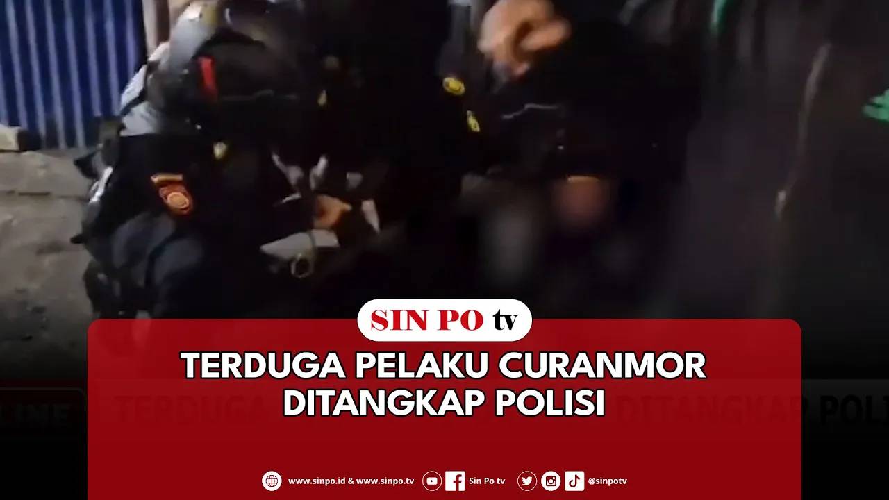 Terduga Pelaku Curanmor Ditangkap Polisi