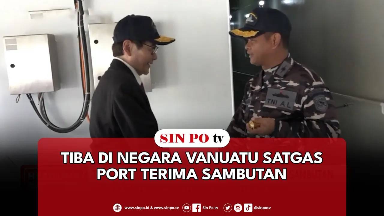 Tiba Di Negara Vanuatu Satgas Port Terima Sambutan