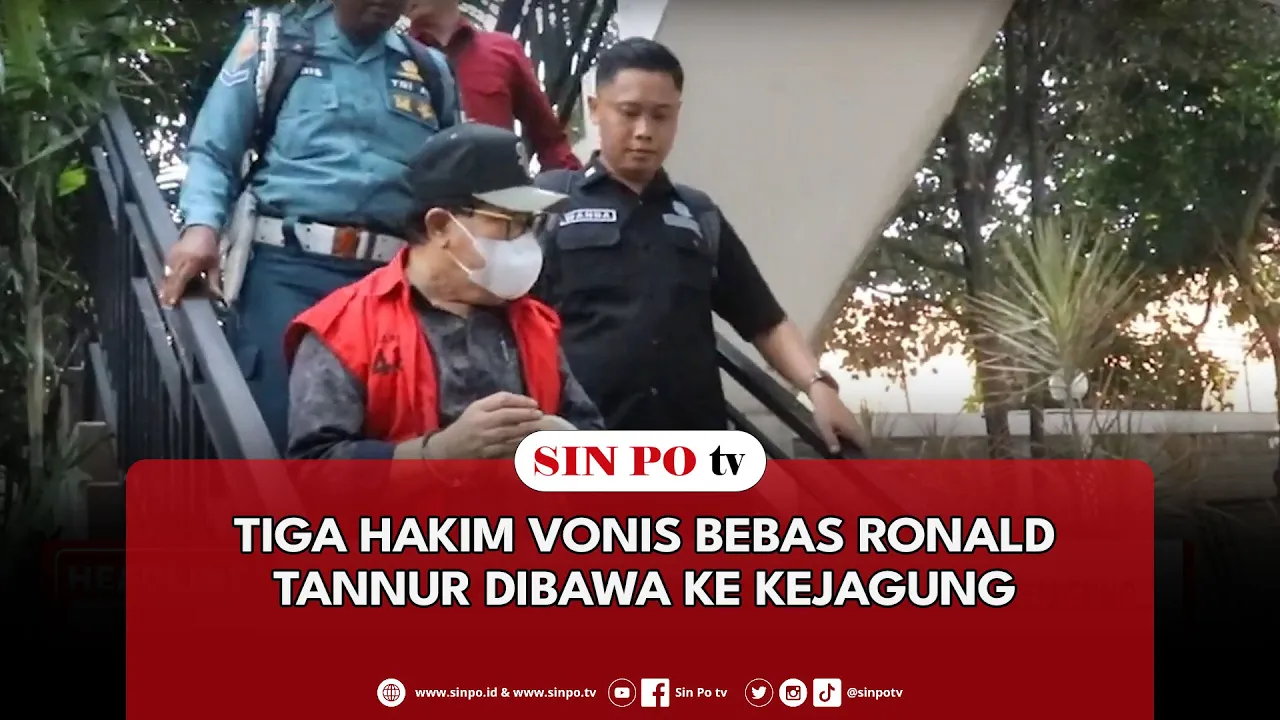 Tiga Hakim Vonis Bebas Ronald Tannur Dibawa Ke Kejagung