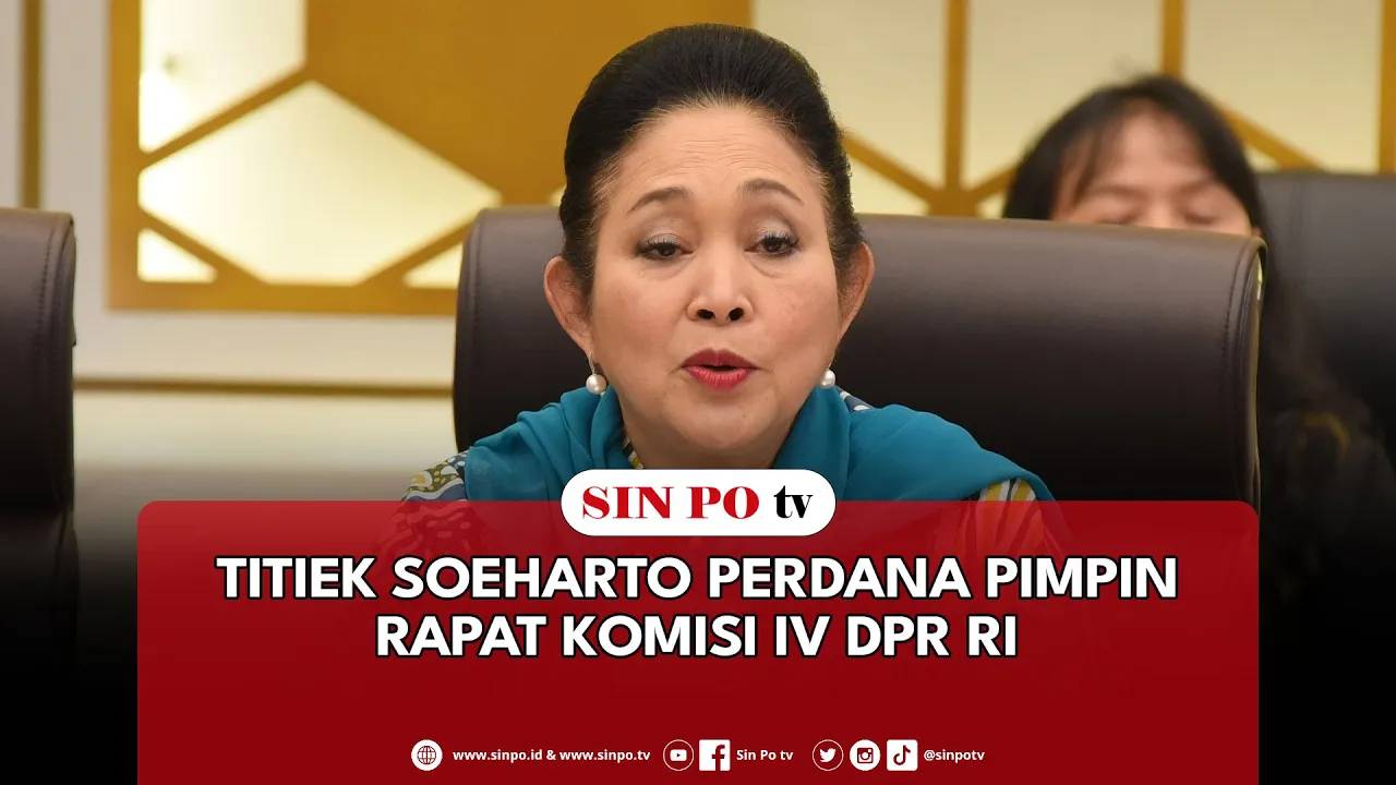 Titiek Soeharto Perdana Pimpin Rapat Komisi IV DPR RI