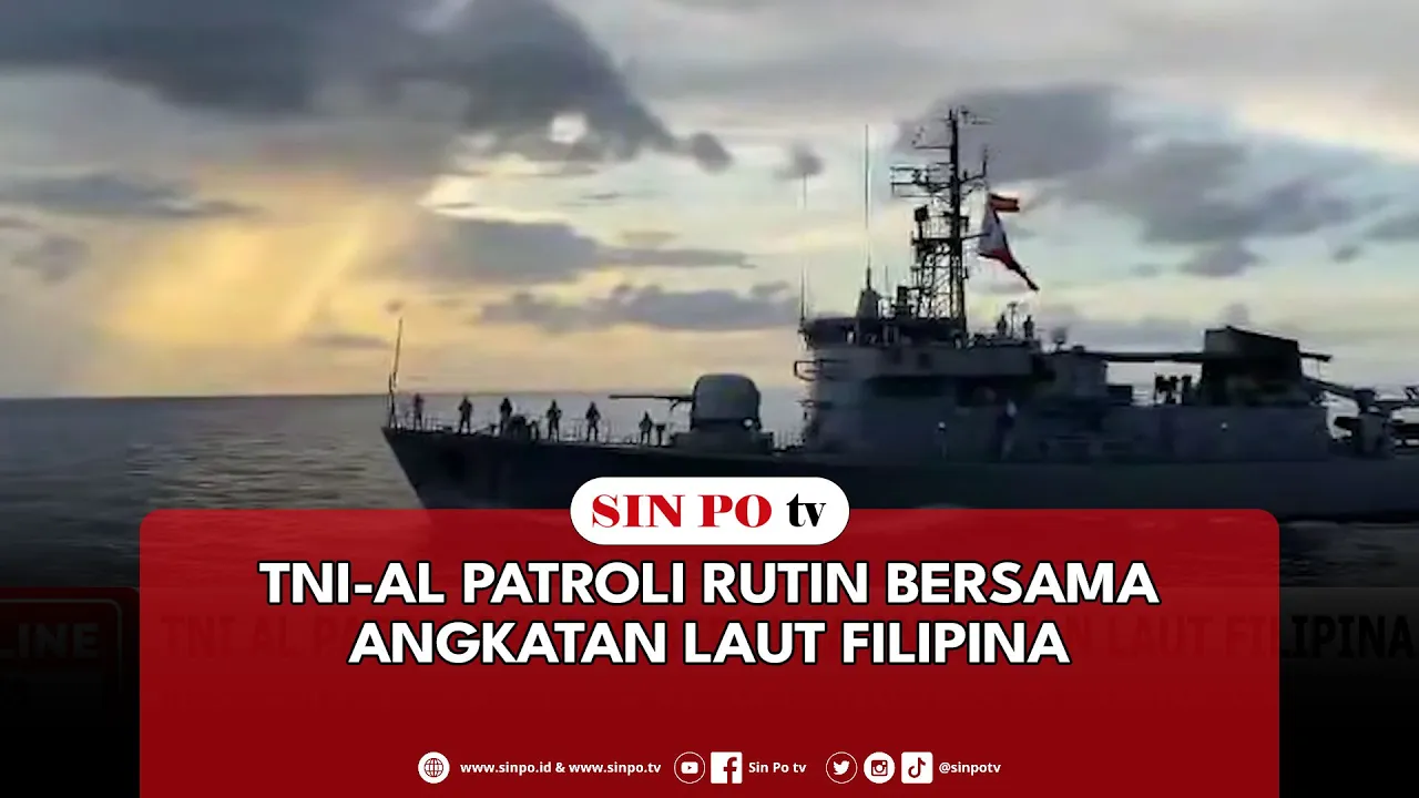 TNI-AL Patroli Rutin Bersama Angkatan Laut Filipina