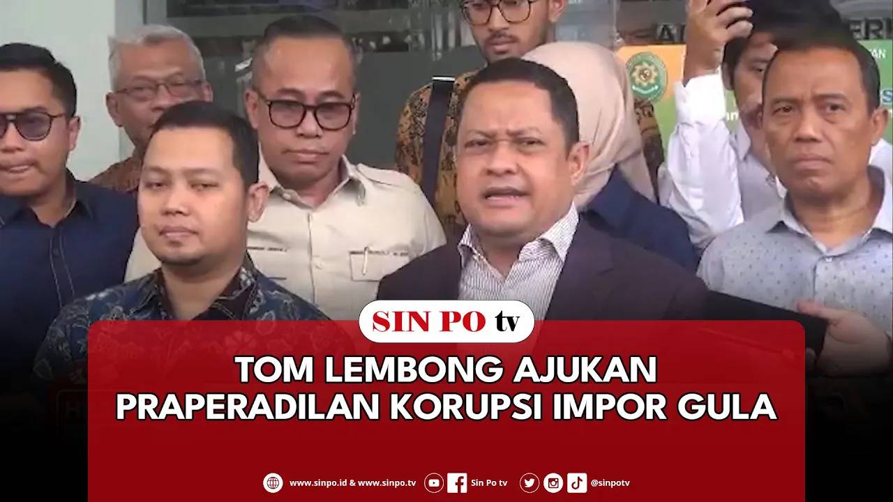 Tom Lembong Ajukan Praperadilan Korupsi Impor Gula