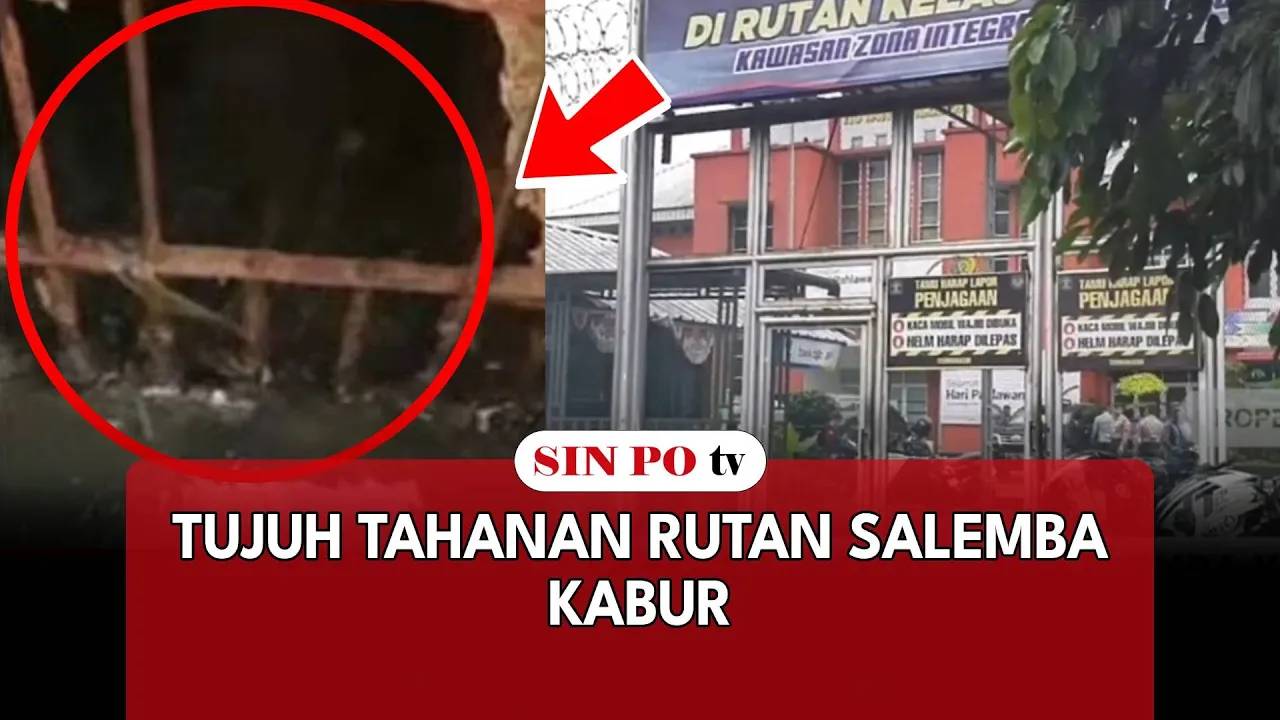 Tujuh Tahanan Rutan Salemba Kabur