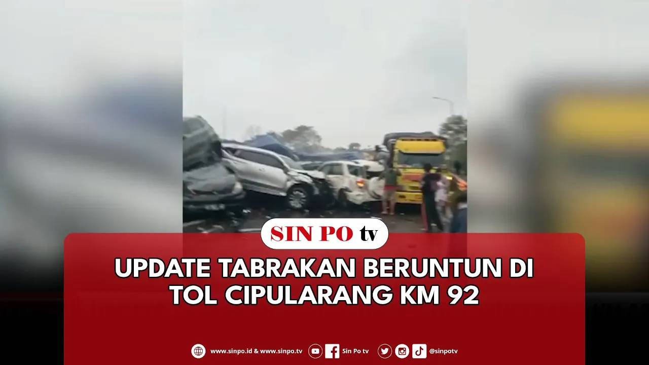 Update Tabrakan Beruntun Di Tol Cipularang KM 92