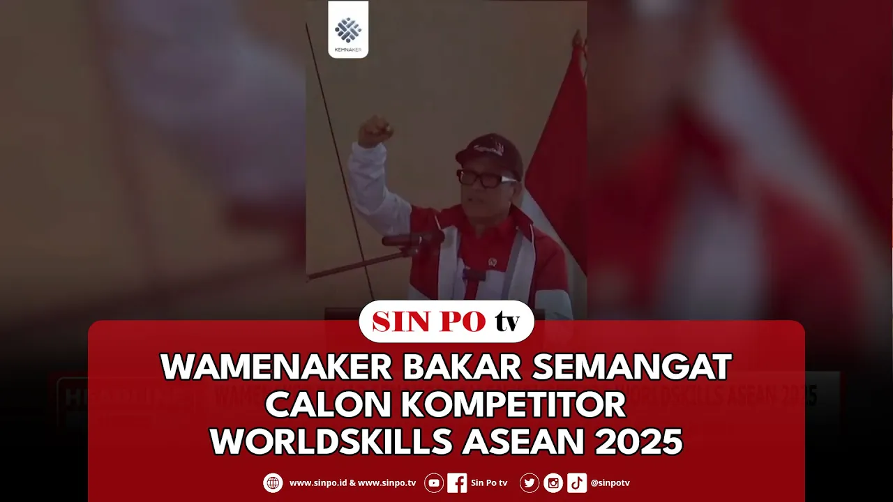 Wamenaker Bakar Semangat Calon Kompetitor Worldskills Asean 2025