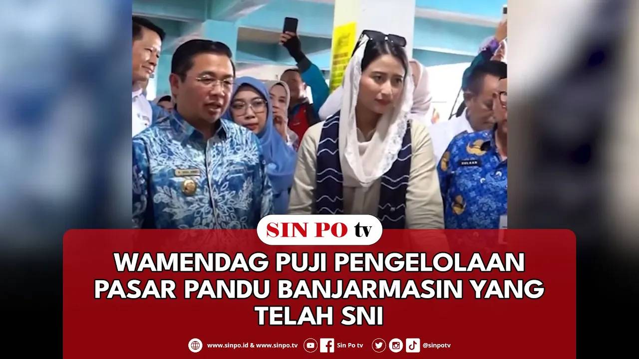 Wamendag Puji Pengelolaan Pasar Pandu Banjarmasin Yang Telah SNI