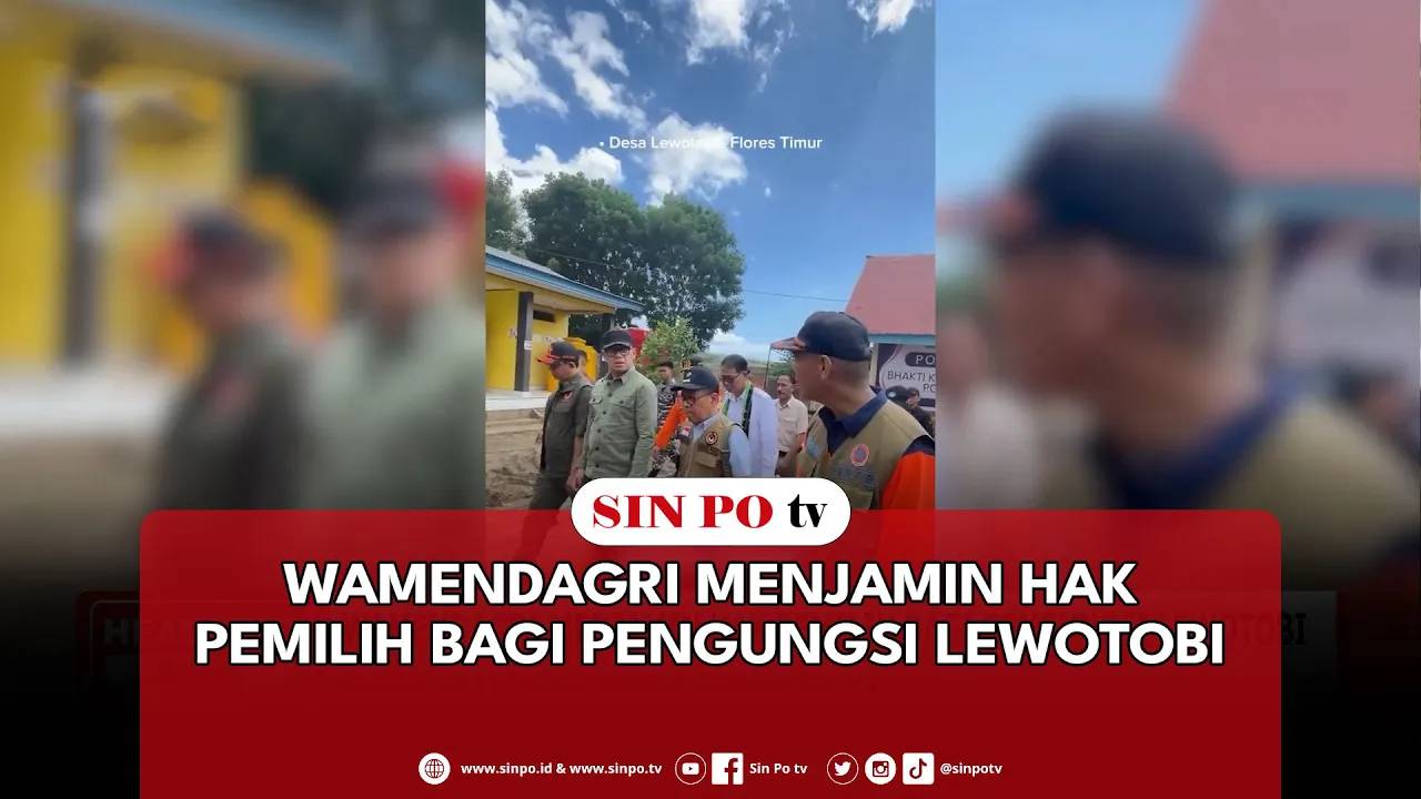 Wamendagri Menjamin Hak Pemilih Bagi Pengungsi Lewotobi