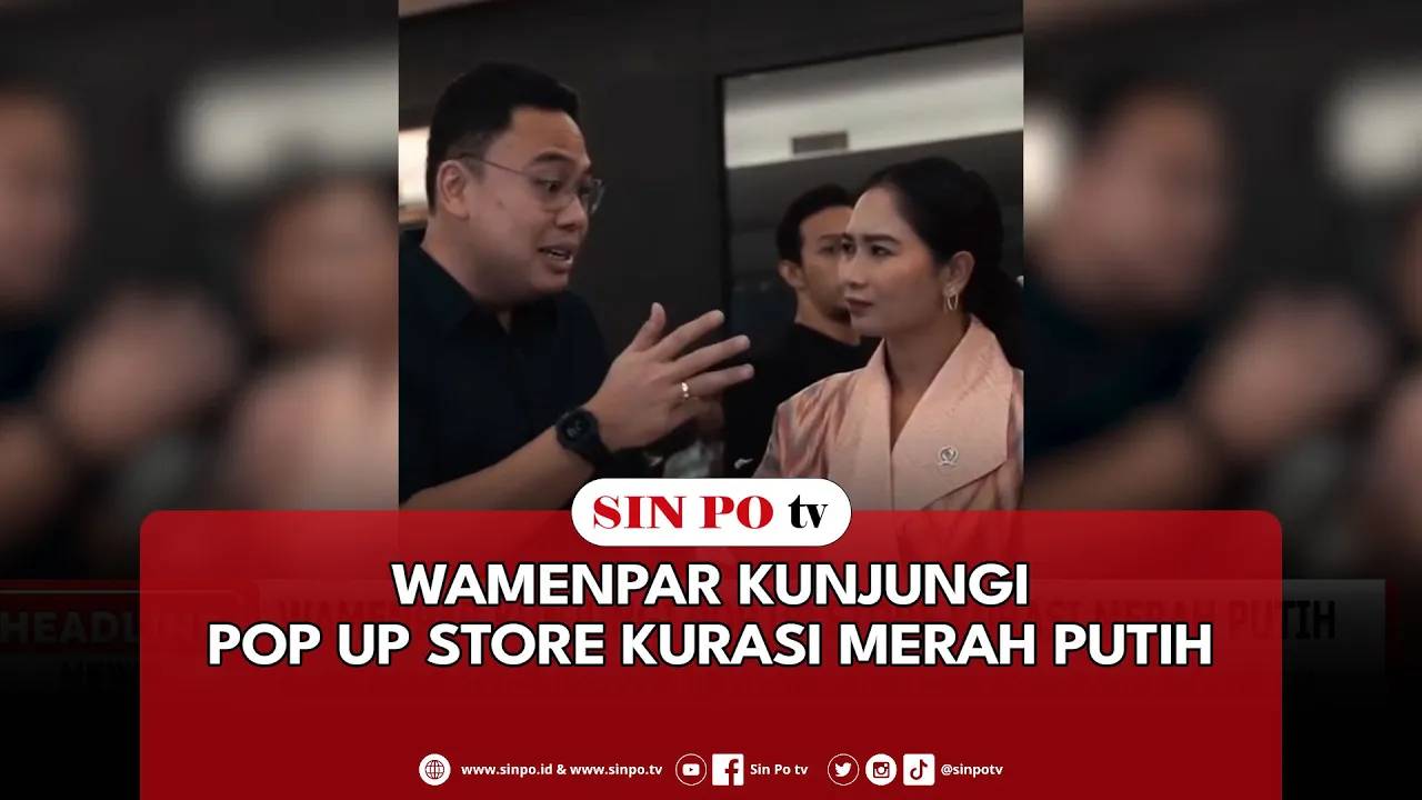 Wamenpar Kunjungi Pop Up Store Kurasi Merah Putih
