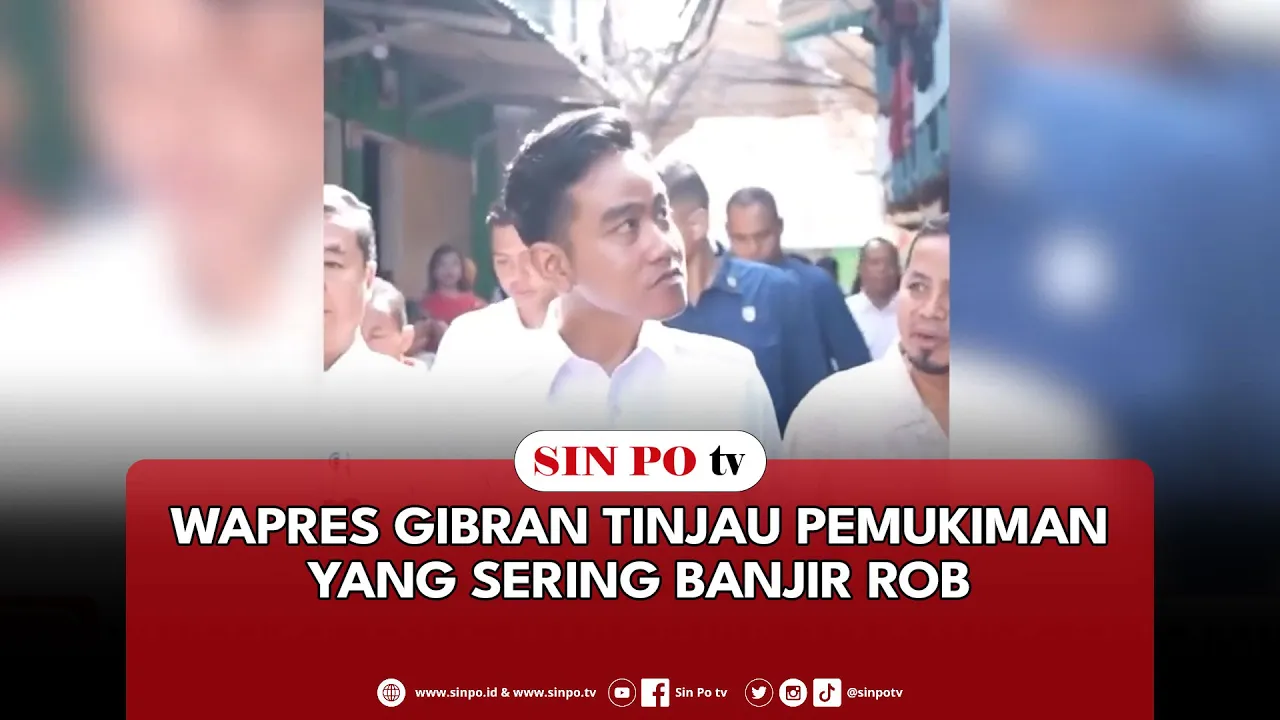 Wapres Gibran Tinjau Pemukiman Yang Sering Banjir Rob