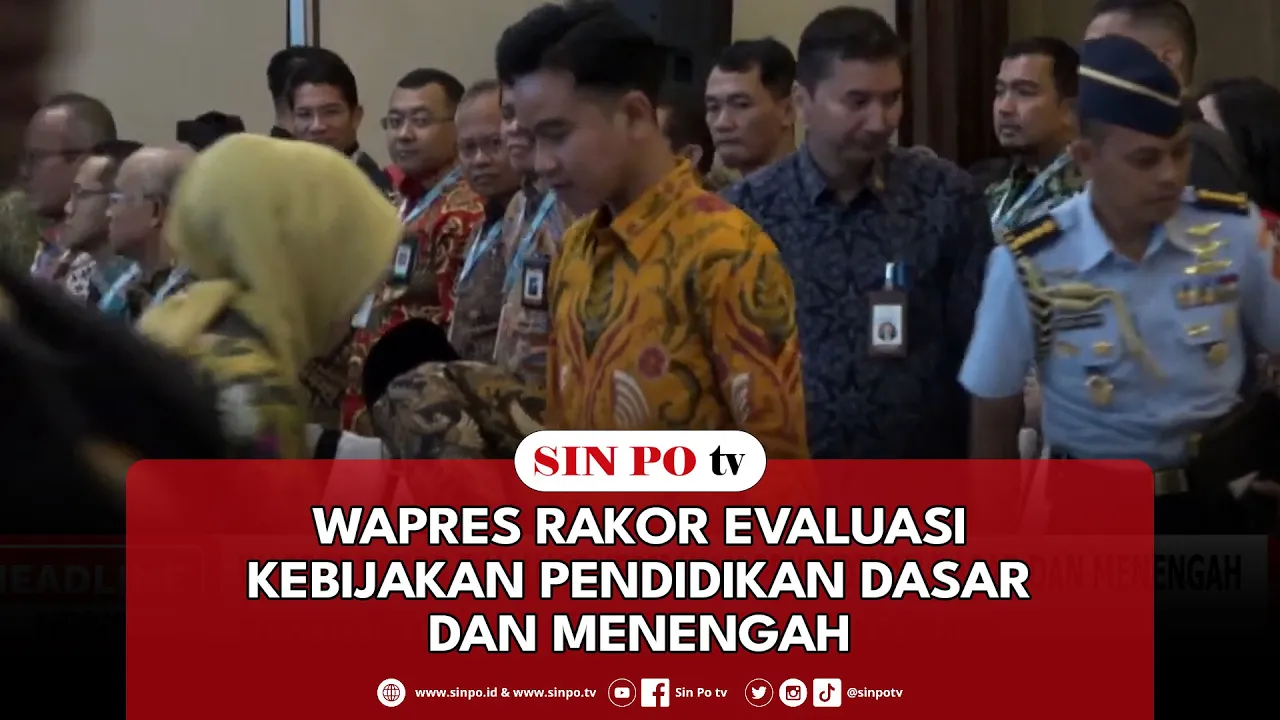 Wapres Rakor Evaluasi Kebijakan Pendidikan Dasar Dan Menengah