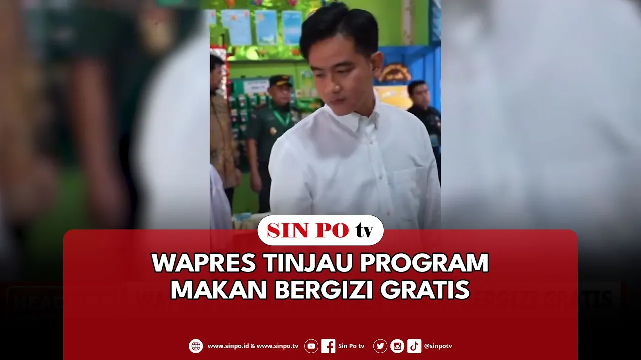 Wapres Tinjau Program Makan Bergizi Gratis