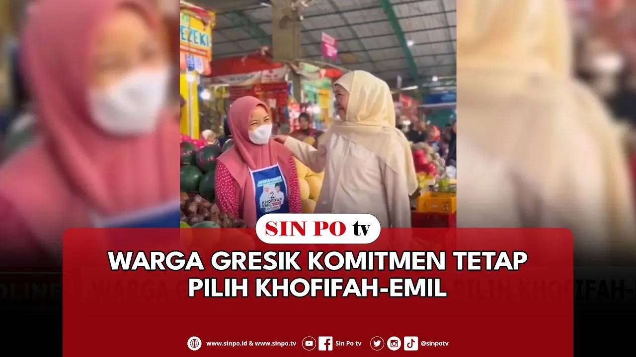 Warga Gresik Komitmen Tetap Pilih Khofifah-Emil