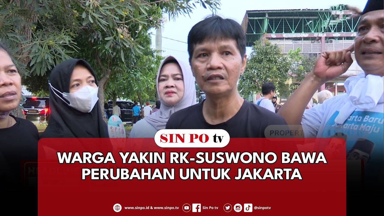 Warga Yakin RK-Suswono Bawa Perubahan Untuk Jakarta