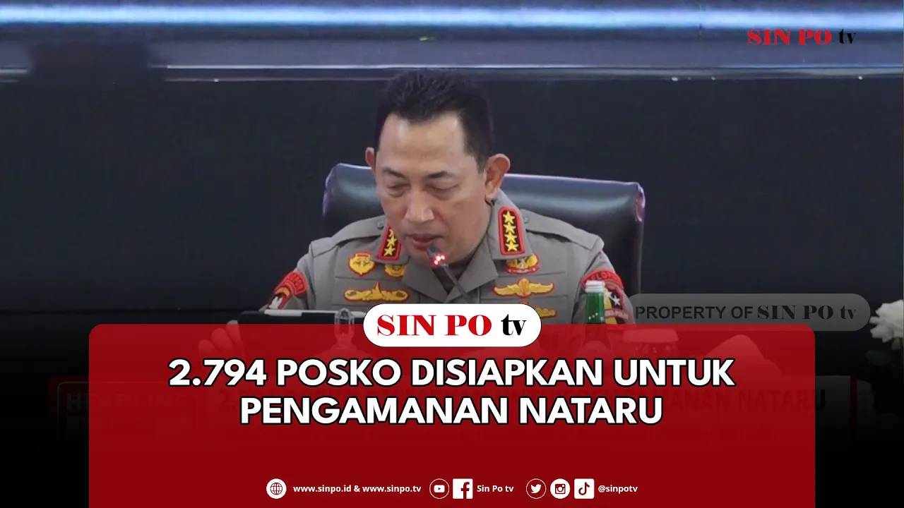 2.794 Posko Disiapkan Untuk Pengamanan Nataru