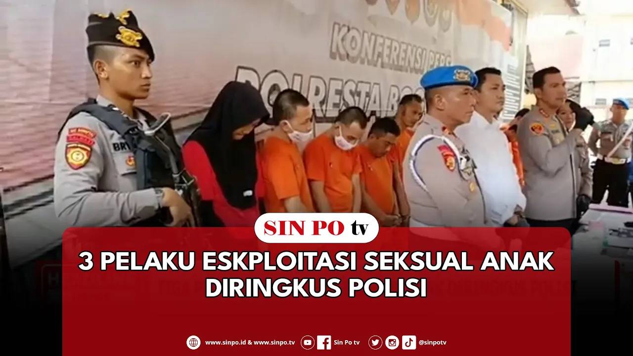 3 Pelaku Eskploitasi Seksual Anak Diringkus Polisi