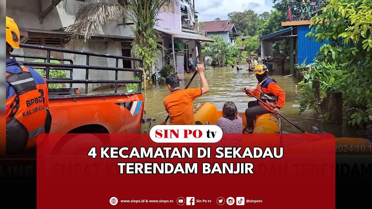 4 Kecamatan di Sekadau Terendam Banjir