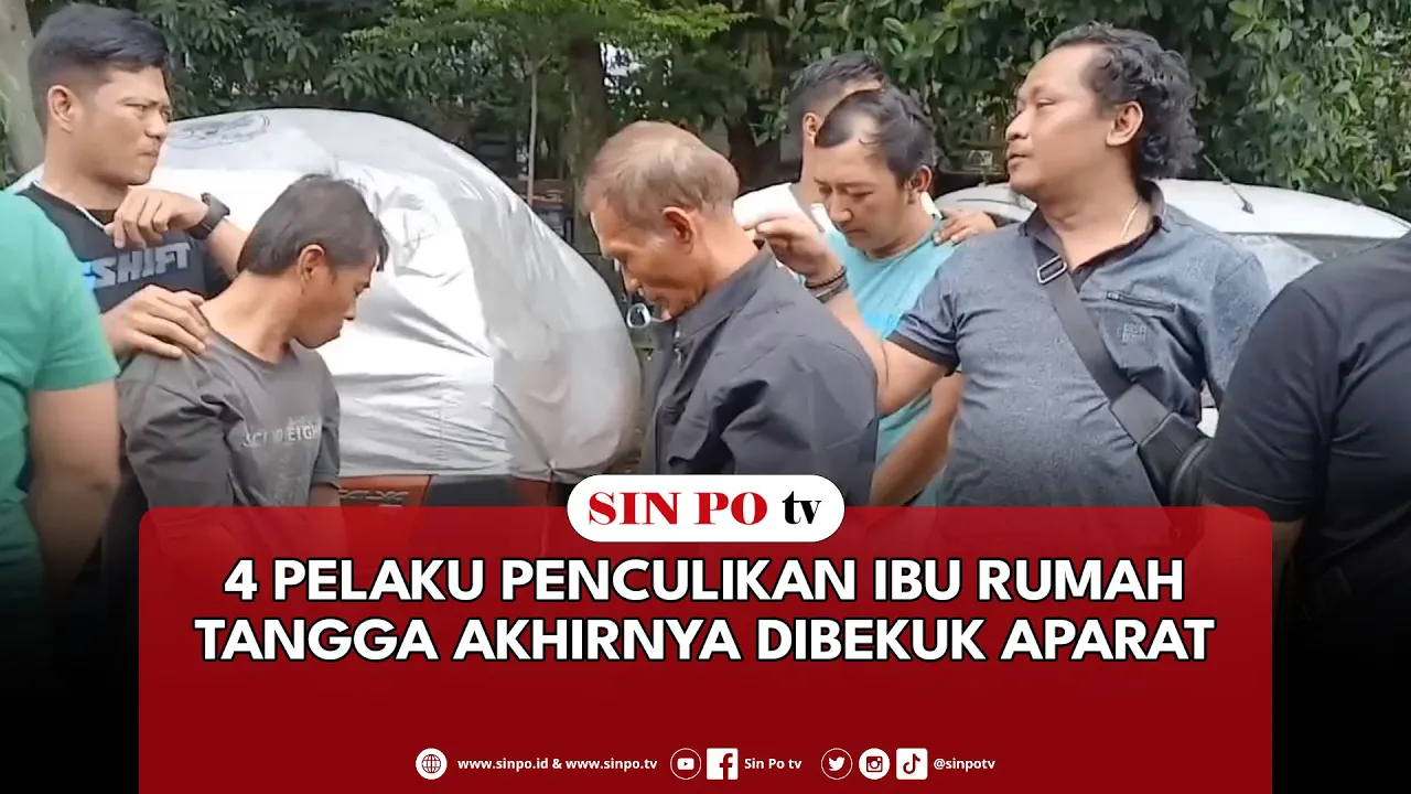 4 Pelaku Penculikan Ibu Rumah Tangga Akhirnya Dibekuk Aparat