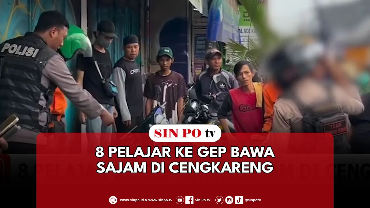 8 Pelajar Ke Gep Bawa Sajam Di Cengkareng