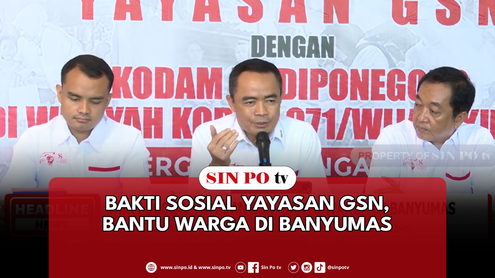 Bakti Sosial Yayasan GSN, Bantu Warga di Banyumas