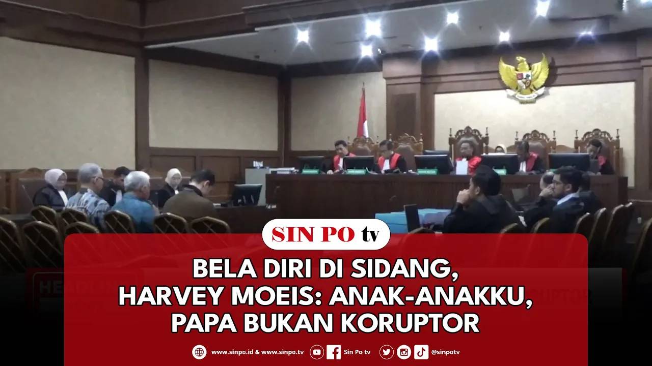 Bela Diri Di Sidang, Harvey Moeis: Anak-Anakku, Papa Bukan Koruptor