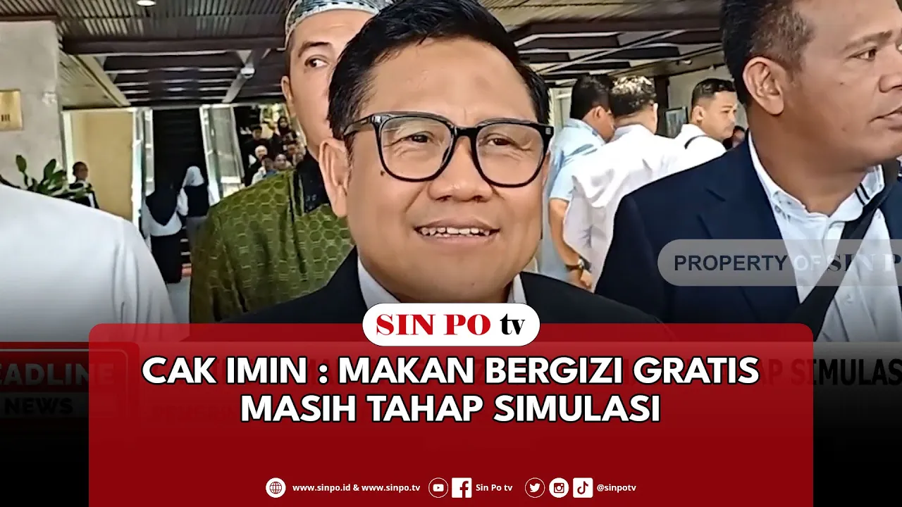 Cak Imin : Makan Bergizi Gratis Masih Tahap Simulasi