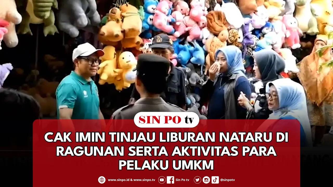 Cak Imin Tinjau Liburan Nataru Di Ragunan Serta Aktivitas Para Pelaku UMKM