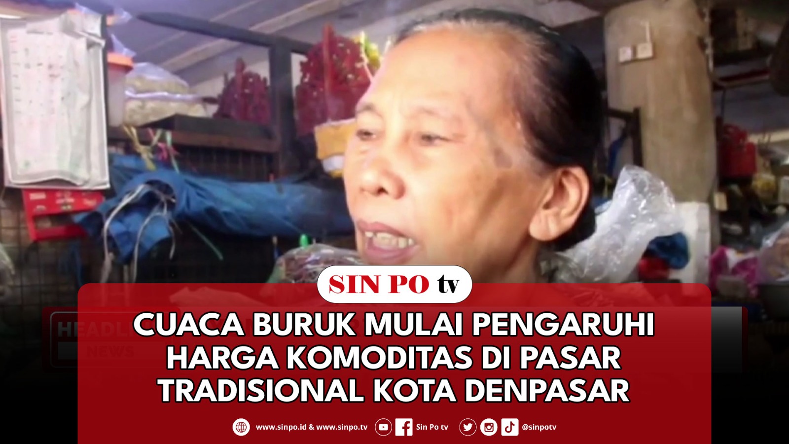 Cuaca Buruk Mulai Pengaruhi Harga Komoditas Di Pasar Tradisional Kota Denpasar