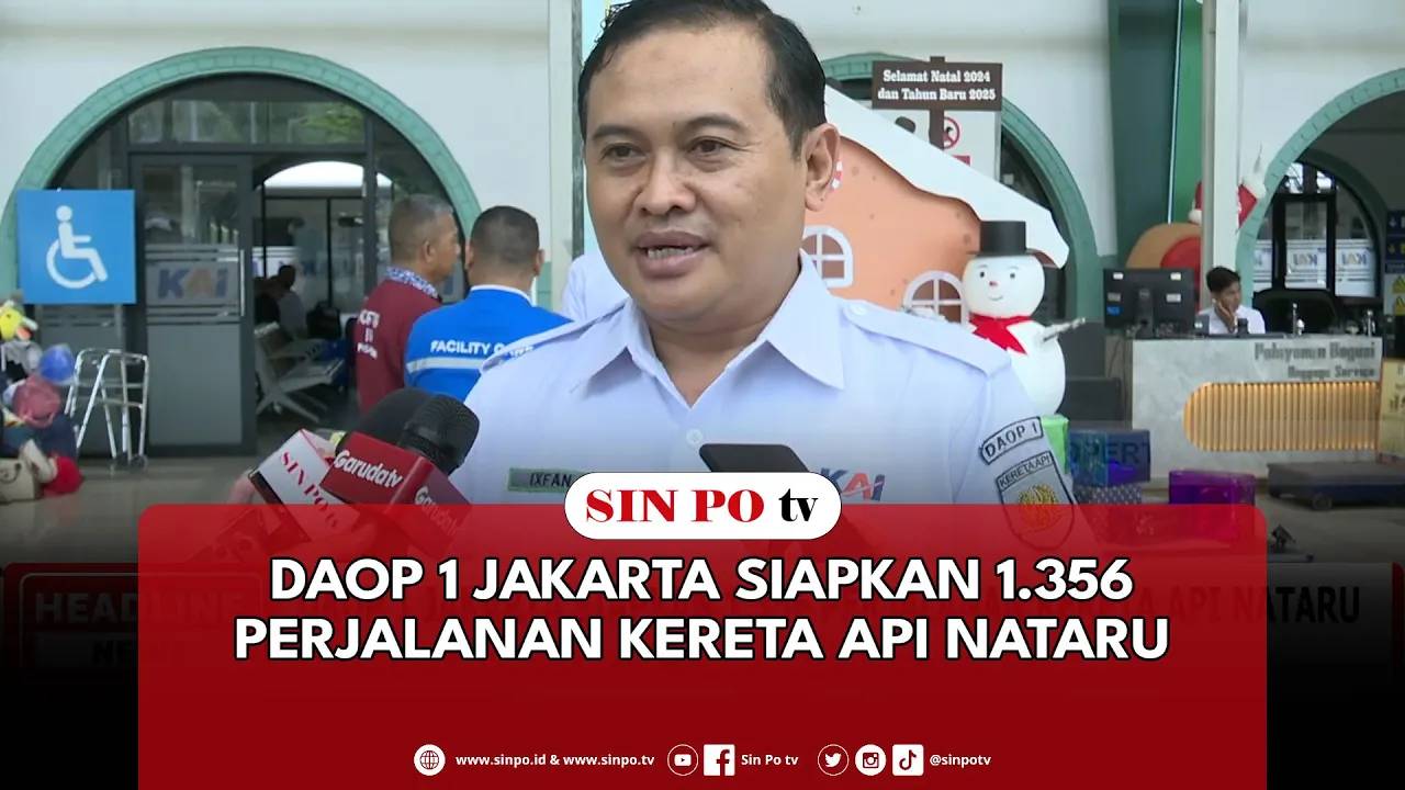 Daop 1 Jakarta Siapkan 1.356 Perjalanan Kereta Api Nataru