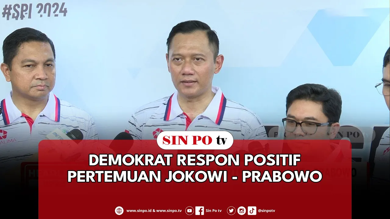 Demokrat Respon Positif Pertemuan Jokowi - Prabowo