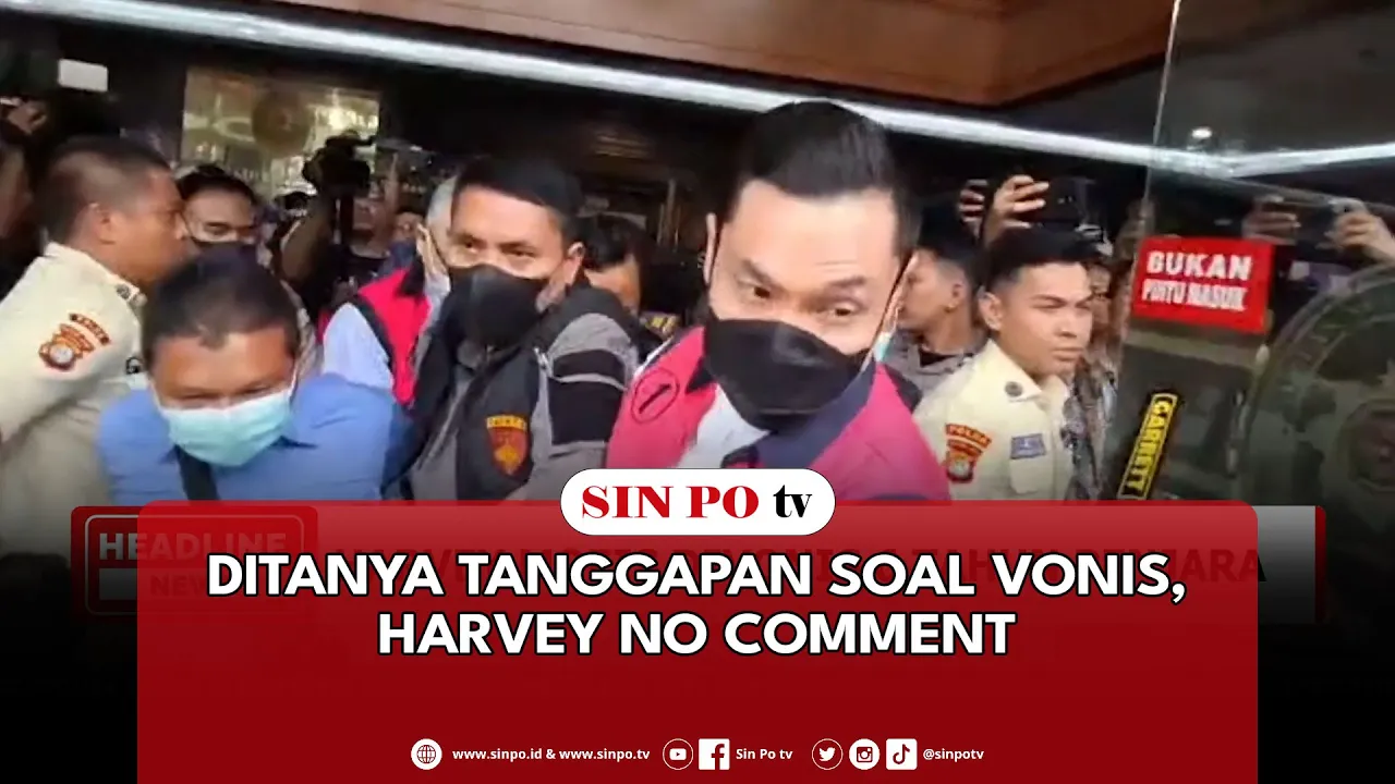 Ditanya Tanggapan Soal Vonis, Harvey No Comment