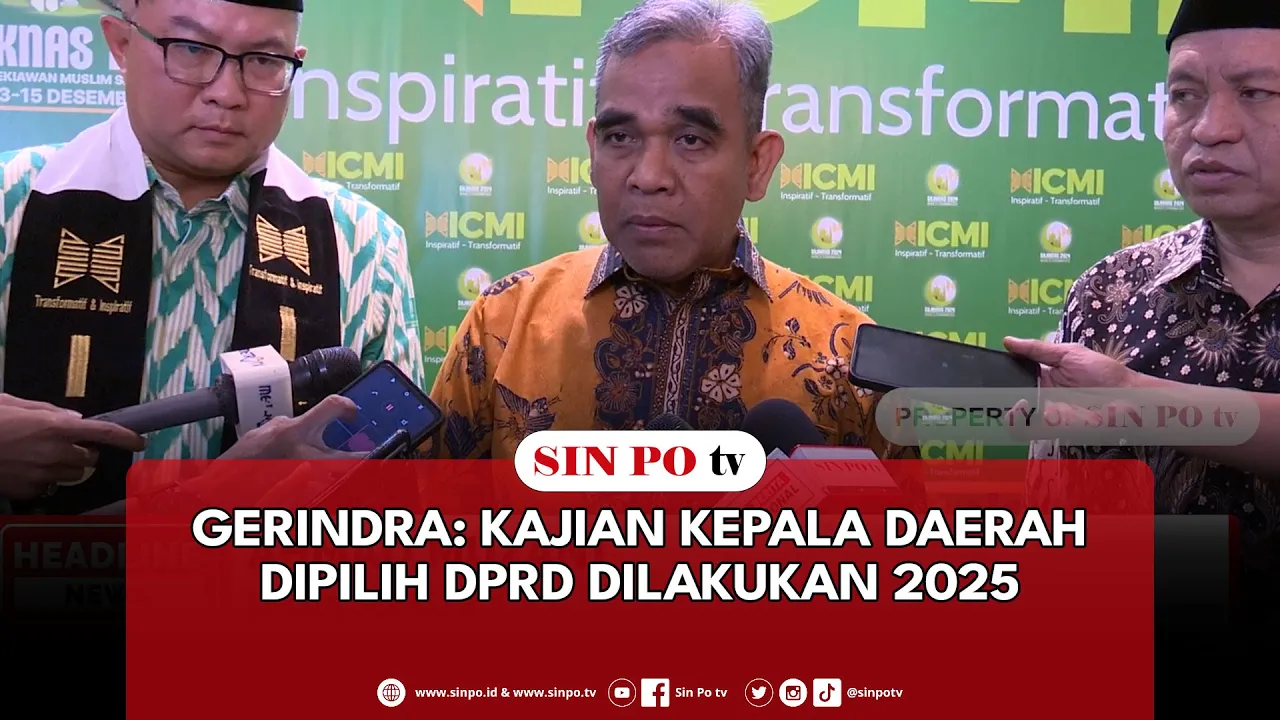 Gerindra: Kajian Kepala Daerah Dipilih DPRD Dilakukan 2025