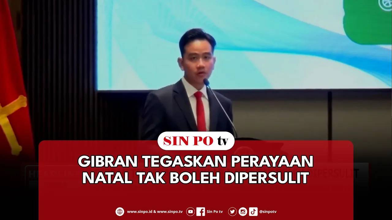 Gibran Tegaskan Perayaan Natal Tak Boleh Dipersulit