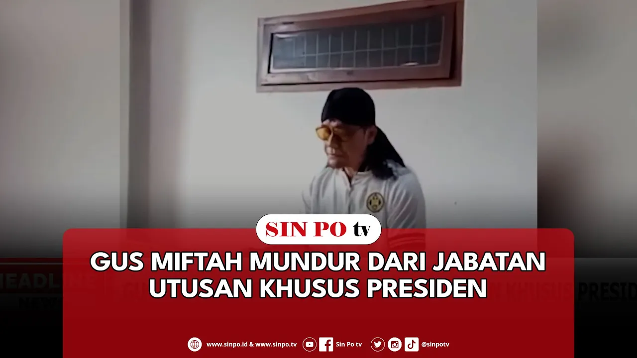 Gus Miftah Mundur Dari Jabatan Utusan Khusus Presiden