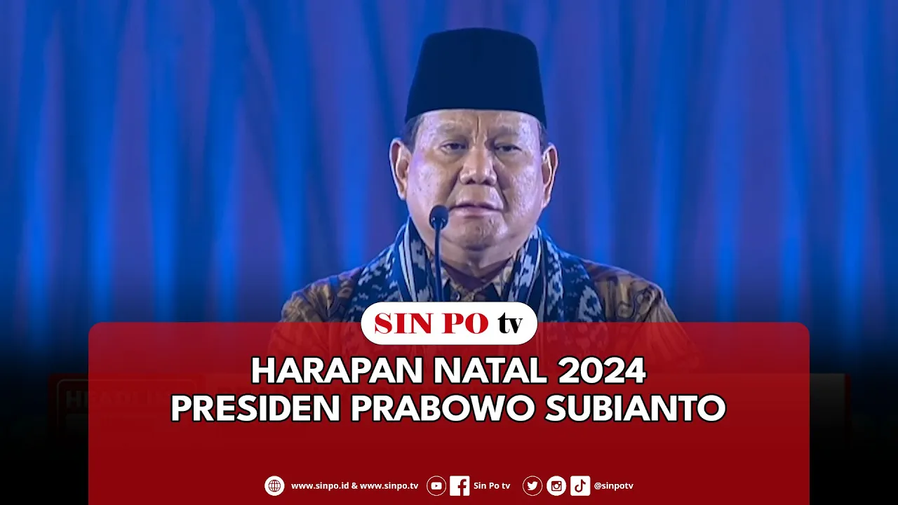 Harapan Natal 2024 Presiden Prabowo Subianto