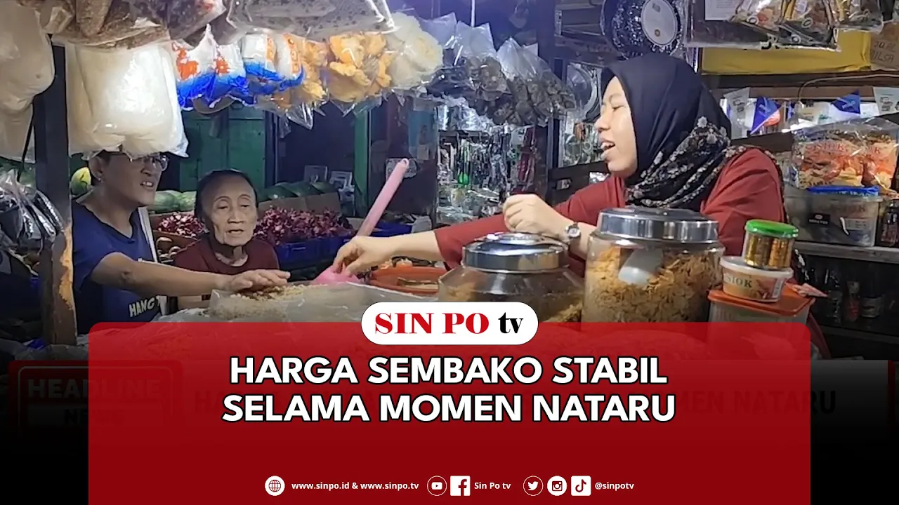 Harga Sembako Stabil Selama Momen Nataru