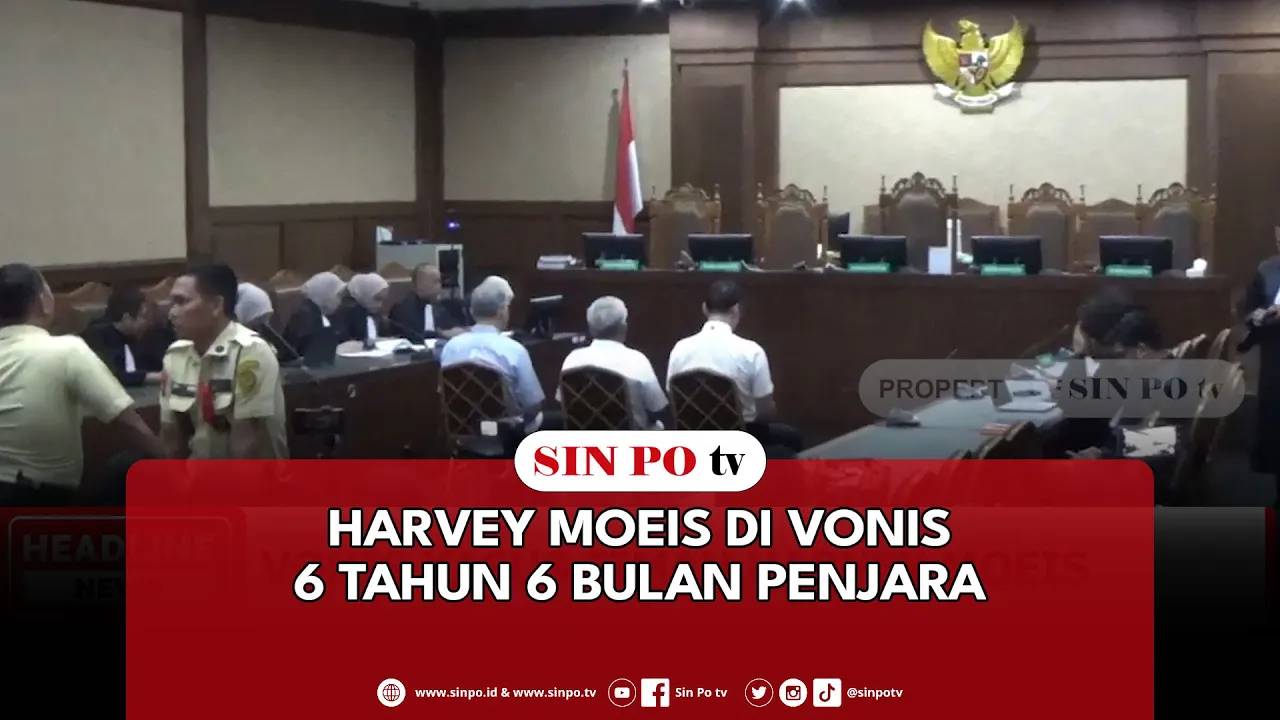 Harvey Moeis Di Vonis 6 Tahun 6 Bulan Penjara