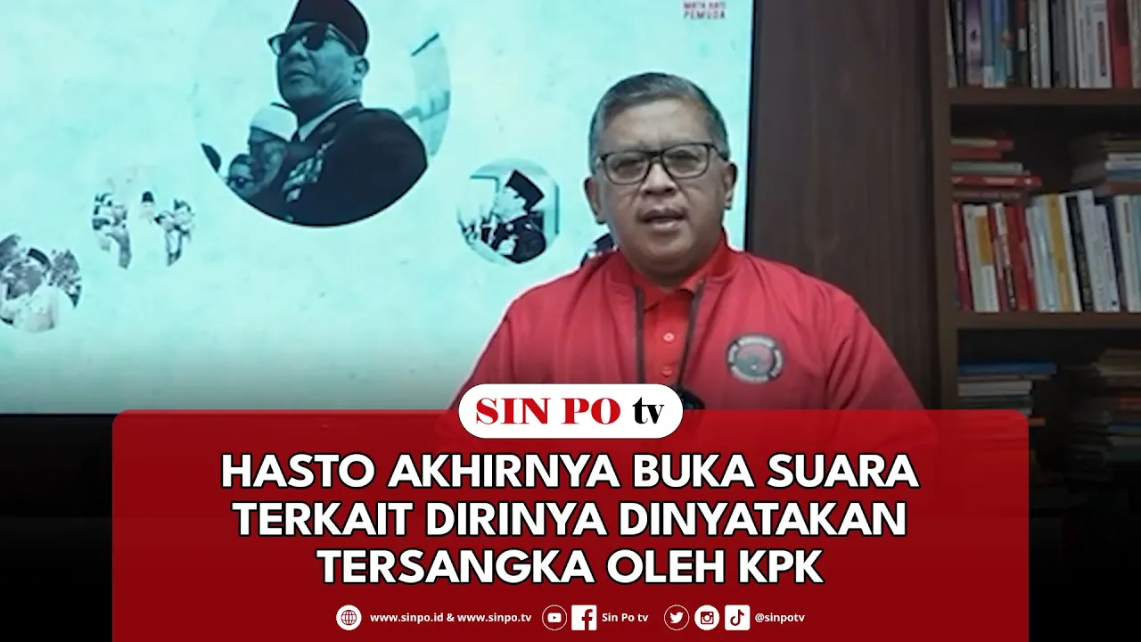 Hasto Akhirnya Buka Suara Terkait Dirinya Dinyatakan Tersangka Oleh KPK