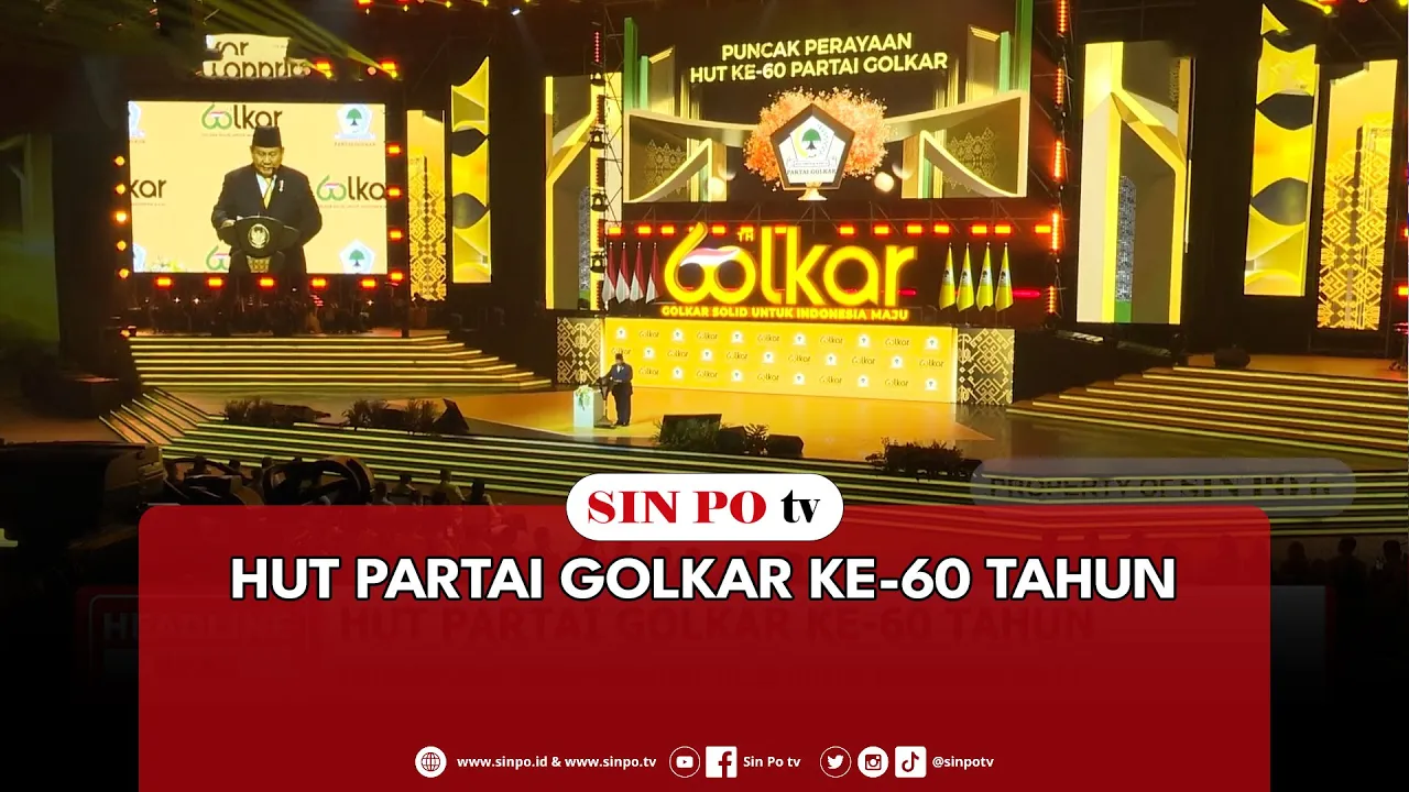 HUT Partai Golkar Ke-60 Tahun