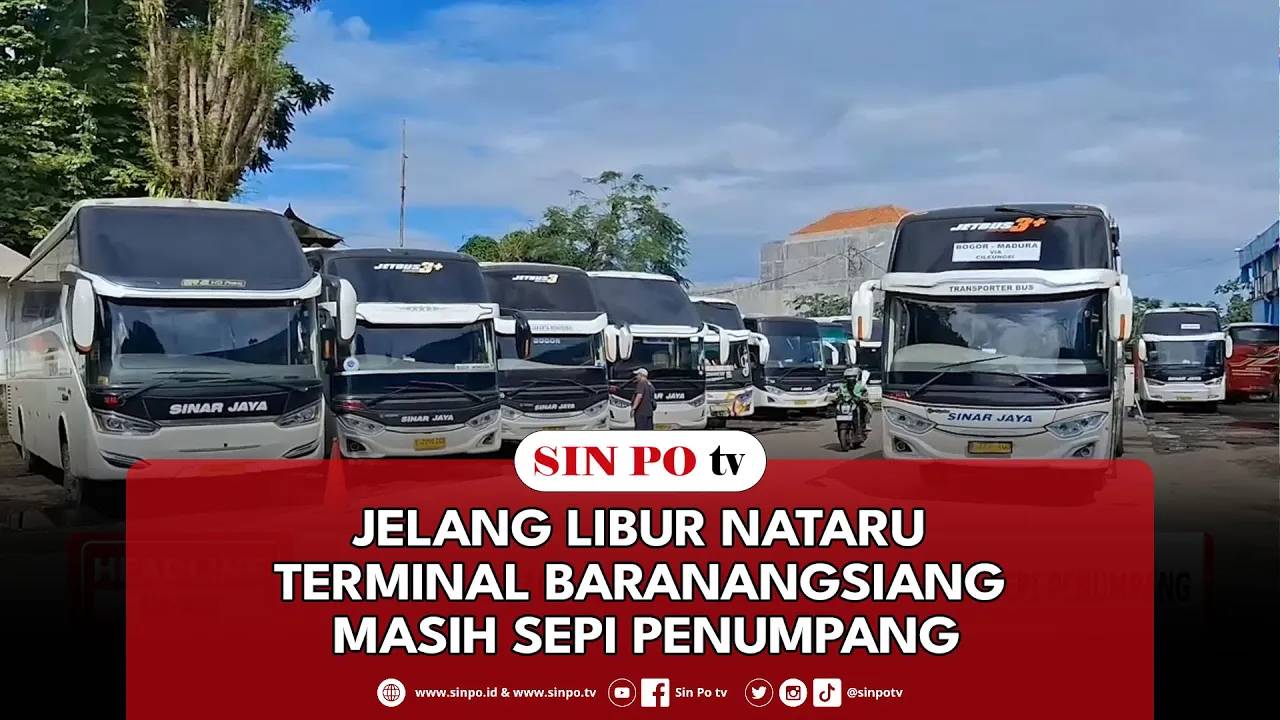 Jelang Libur Nataru Terminal Baranangsiang Masih Sepi Penumpang