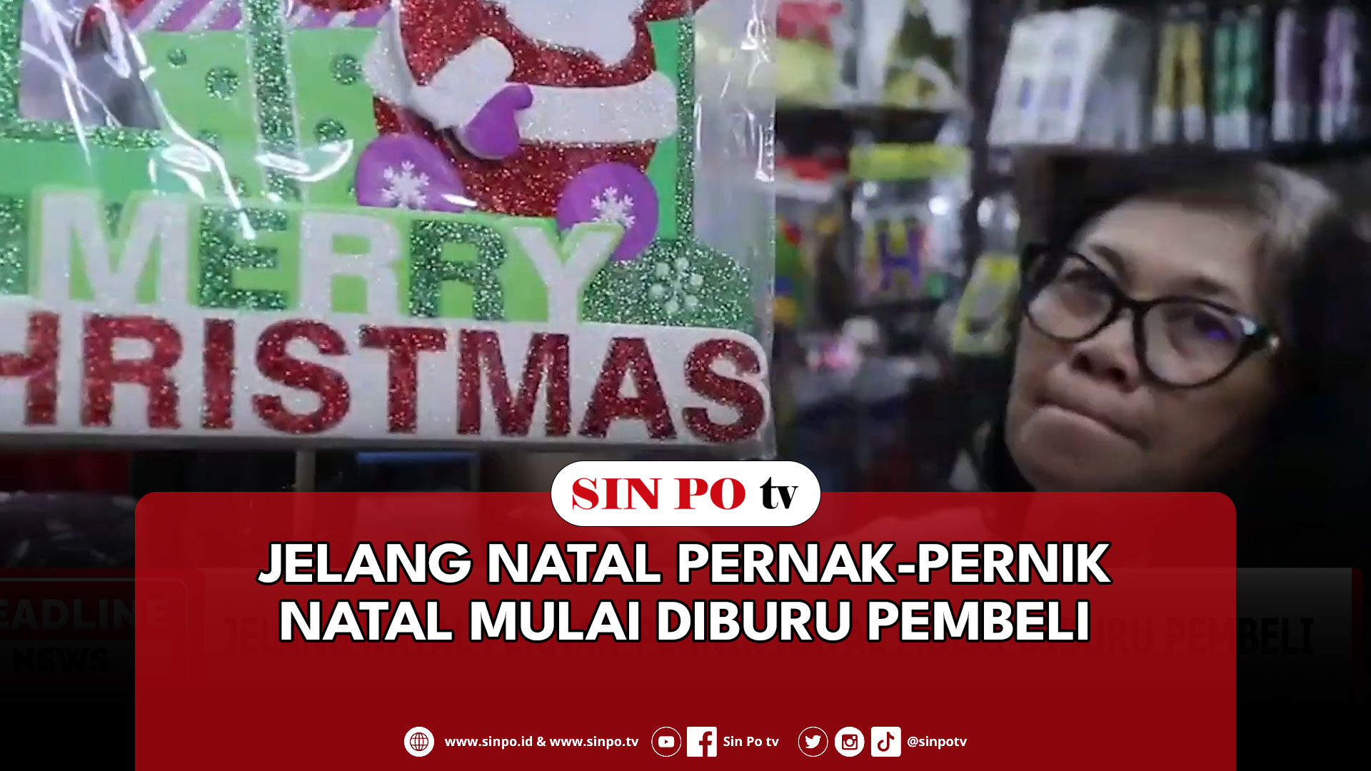 Jelang Natal Pernak-Pernik Natal Mulai Diburu Pembeli